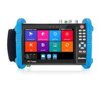 Henkion Outils de Test Testeur de caméra de vidéosurveillance 7" IPS Tactile IPC-9800ADHS Pro Supporte 8K et 4K 8MP HD-TVI CVI AHD SDI Test IP Testeur de câble réseau Support POE HDMI VGA WiFi RS485