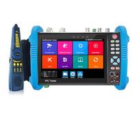 Henkion Outils de Test Testeur de Caméra Et Câble de Vidéosurveillance 7" IPS Tactile IPC-9800MOVTADHS Pro Supporte 8K Et 4K 8MP HD-TVI CVI AHD SDI Test IPC IP OPM VFL TDR Fonction POE HDMI VGA WiFi
