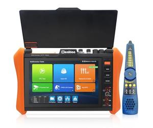 Henkion Testeur de Caméra de Vidéosurveillance 8" IPS Tactile IPC-H12-MOVTADHSEF Supporte IPC 8K et Le Test de Caméra 4K 8MP HD-TVI CVI AHD SDI Câble Test SFP DMM OPM VFL TDR POE HDMI VGA WiFi RS485