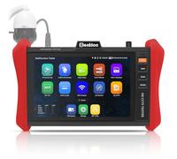 Henkion Testeur de Vidéosurveillance 4K 12MP Testeur de Caméras IP PoE++ Max 90W PoE CCTV Tester Coaxiales 8MP TVI/CVI/AHD/CVBS, 1CH SFP, WiFi, Outils Réseau, Testeur de Câbles, HD/VGA, Détection PoE