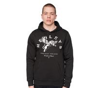Henleys Colhen Décontracté Confort Créateur Graphique Capuche Hommes Noir