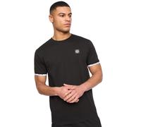 Henleys Henjaque Ensemble T-Shirt/Shorts Pour Hommes Décontracté Designer Noir