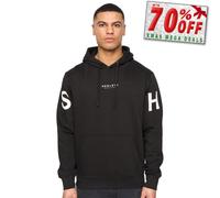 Henleys Hensleeve Sweat À Capuche Pour Hommes Décontracté Quotidien Noir
