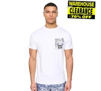 Henleys Henwave T-Shirt Designer Pour Hommes Mode Urbaine Blanc
