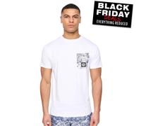 Henleys Henwave T-Shirt Designer Pour Hommes Mode Urbaine Blanc