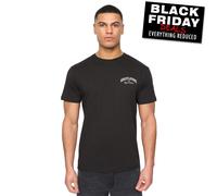 Henleys Henwing T-Shirt Casual Pour Hommes Noir