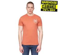 Henleys Metafone T-Shirt Rouge Pour Hommes Casual Designer