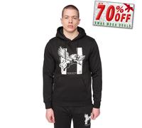 Henleys Sweat À Capuche Pour Hommes Curveball Confort Mode Élégant Noir