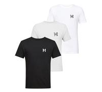 Henleys T-Shirts De Mode Pour Hommes 3pk En Coton Confort Multicolore