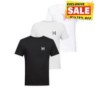 Henleys T-Shirts De Mode Pour Hommes 3pk En Coton Confort Multicolore