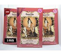 Henne Color Poudre de henné acajou 100 g (lot de 3)