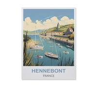 Hennebont France，Puzzle 1000 Pieces of Paper Puzzles Suitable for Adults Children Families Stress Relief Puzzle Games（26x38cm）-ET34