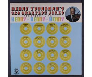 HENNY YOUNGMAN - Henny Youngman's 128 Greatest Jokes - recorded live - rare Rhino vinyl LP