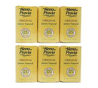 Heno de Pravia Grande EA. 125 g de Savon Original (6 savons Total)