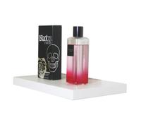 Henor Étagère Murale en Bois FSC® 30 x 15 x 2.5 cm Support caché. Réglable horizontalement. Vertical et Inclinaison. Charge Max. 30kg Blanc