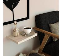 Henor Étagère Murale en Bois 30 x 20 x 3 cm. Charge Max. 25 kg.Support caché. Réglable horizontalement. Vertical et Inclinaison. Chêne Stel