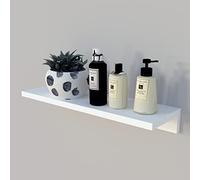Henor Etagère Murale L Bois FSC® 55 x 17 x 7,5 cm. Tablette Flottante, Salon, Bureau, Salle de Bain, Cuisine Blanc.