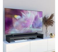 Henor Support élévateur TV en Bois FSC® 110 x 35 x 15 cm Graphite. Supporte 60 kg.