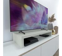 Henor Support élévateur TV en Bois FSC® 90 x 35 x 15 cm Chêne Stel. Supporte 60 kg.