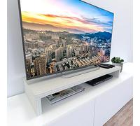 Henor Support élévateur TV en Bois FSC® 110 x 35 x 15 cm Chêne Stel. Supporte 60 kg.