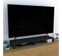 Henor Support TV en Bois FSC® élévateur d'écran TV 115 x 35 x 12 cm. Meuble TV supporte 90 kg. Graphite