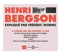 Henri bergson explique par frederic worms (4 cours en un coffret 4 cd) Frédéric Worms (Auteur)
