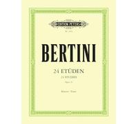 Henri bertini : 24 etudes opus 29 - piano