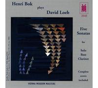 Henri Bok - Five Sonatas for Solo Bass Clarinet (UK Import)