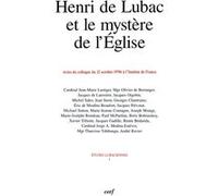 Henri de lubac et le mystere de l'eglise Collectif (Auteur)