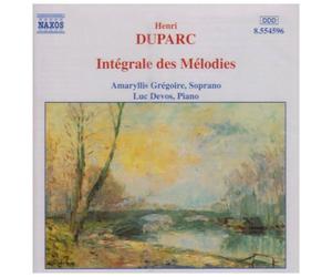 Henri Duparc : intégrale des mélodies