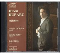 Henri Duparc : Mélodies