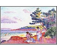 Henri-Edmond Kit de peinture diamant 5D pour adultes et enfants, peinture par Henri-Edmond Cross Bathers DIY Arts Craft pour décoration murale de la maison, cadeaux d'anniversaire