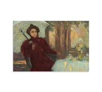 Henri Le Sidaner-Portrait de Madame Hemon - Décoration murale à suspendre - 20 x 30 cm