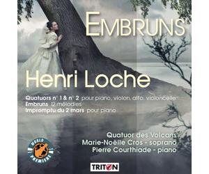 Henri Loche : M.N. CROS, Soprano-Pierre Courthiade, Piano-Quatuor des Volcans
