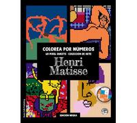 Henri Matisse • Colorea por Números • 60 Pixel Quests • Colección de Arte (Edición Negra): Libro de Colorear para Adultos: Colorea la paleta artística ... disfruta con esta colección única #duduquests