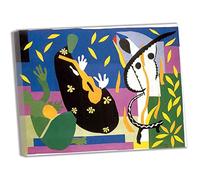 Henri Matisse《La tristesse du roi》Impressions Sur Toile D'art Mural Salon Décorations de Chambre à Coucher Tendue et Encadrée Decoration à La Maison Tableaux（60x78cm）24x31inch,Encadrée)