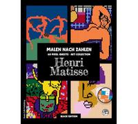 Henri Matisse • Malen nach Zahlen • 60 Pixel Quests - Art Collection (Black Edition): Ausmalbuch für Erwachsene mit den bekanntesten ... Fokus und Mindfulnessu #duduquests