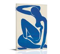 Henri Matisse Peintres Works(Blue Nude1) Poster Impression esthétique sur toile Cadeau Décoration moderne pour chambre à coucher 20 x 30 cm