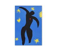 Henri Matisse Tableaux sur toile Célèbres Peinture-Impression sur toile Matisse Reproductions-Tableau Impressionnisme Matisse Poster-'Icaré, 1947' 30x45cm(12x18in)Sans cadre