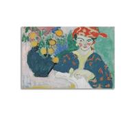 Henri Matisse The Madras Impression sur toile Décoration murale d'intérieur moderne 40 x 60 cm