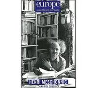 Henri meschonnic n 995 mars 2012 Collectif (Auteur)