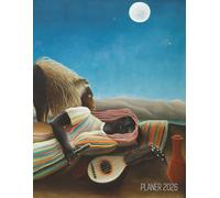 Henri Rousseau Planer 2026: Die schlafende Zigeunerin | Agenda Planer: Top organisiert durchs Jahr! | Planer Kalender 2026 mit Wochenansicht | Moderne Kunst | Einfacher Überblick über die Terminpläne