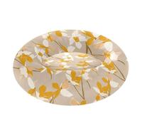 Henri Style Niche pour chien et chat de taille moyenne Motif jonquille Bronze