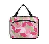 Henri Style - Sac fourre-tout de voyage coloré à suspendre pour femme avec crochet - Trousse de maquillage multifonction de grande capacité pour accessoires indispensables pour les vacances, Pétale de