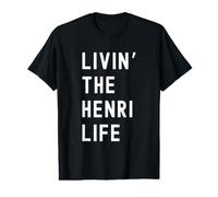 Henri Vivant la Vie de Henri Nom Amusant T-Shirt Graphique avec Valeur
