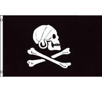 Henry Avery Pirate Noir Drapeau 90X150Cm Décoratif Drapeau De Jardin Résistant Bannière Pour Vacances Fêtes Toutes Les Saisons