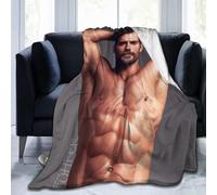 Henry Cavill Clark Kent Polaire Douce Et Confortable Pour Pique-Nique, Plage, Pique-Nique, Lit, Bureau, Voiture, Camping, 127 X 101,6 Cm