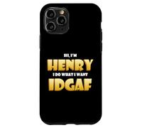 Henry Costume IDGAF Funny Meme Halloween Costume for Henrys Coque pour iPhone 11 Pro