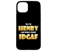 Henry Costume IDGAF Funny Meme Halloween Costume for Henrys Coque pour iPhone 15 Plus