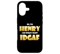 Henry Costume IDGAF Funny Meme Halloween Costume for Henrys Coque pour iPhone 17
